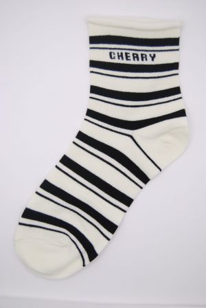 Calcetín Cherry rayas