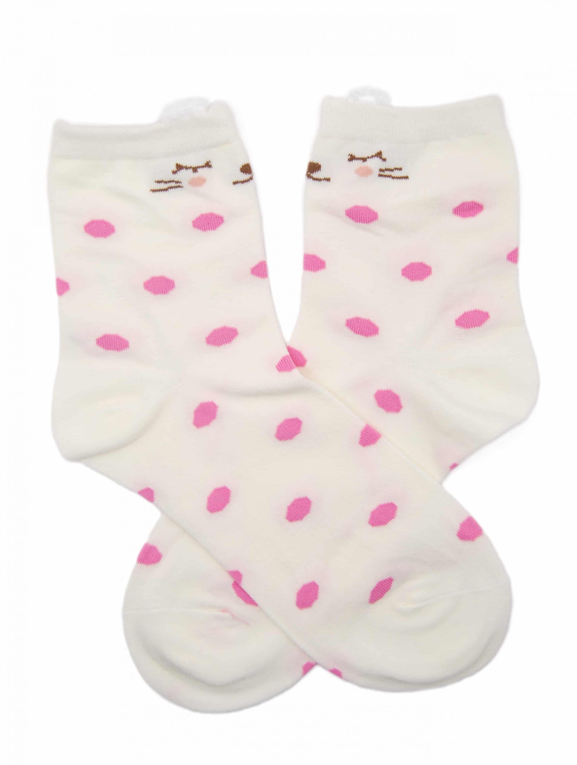 Calcetin orejitas topos rosas