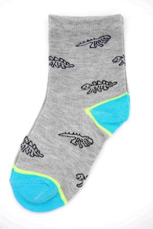 Calcetín Dino gris